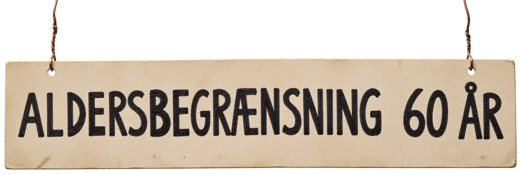 Aldersbegrænsning 60 år